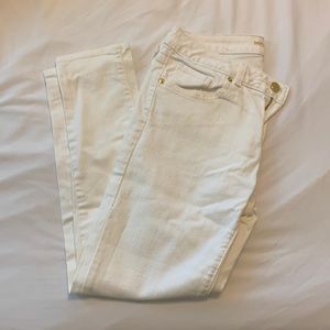 Michael Kors Cropped white jeans Size 6